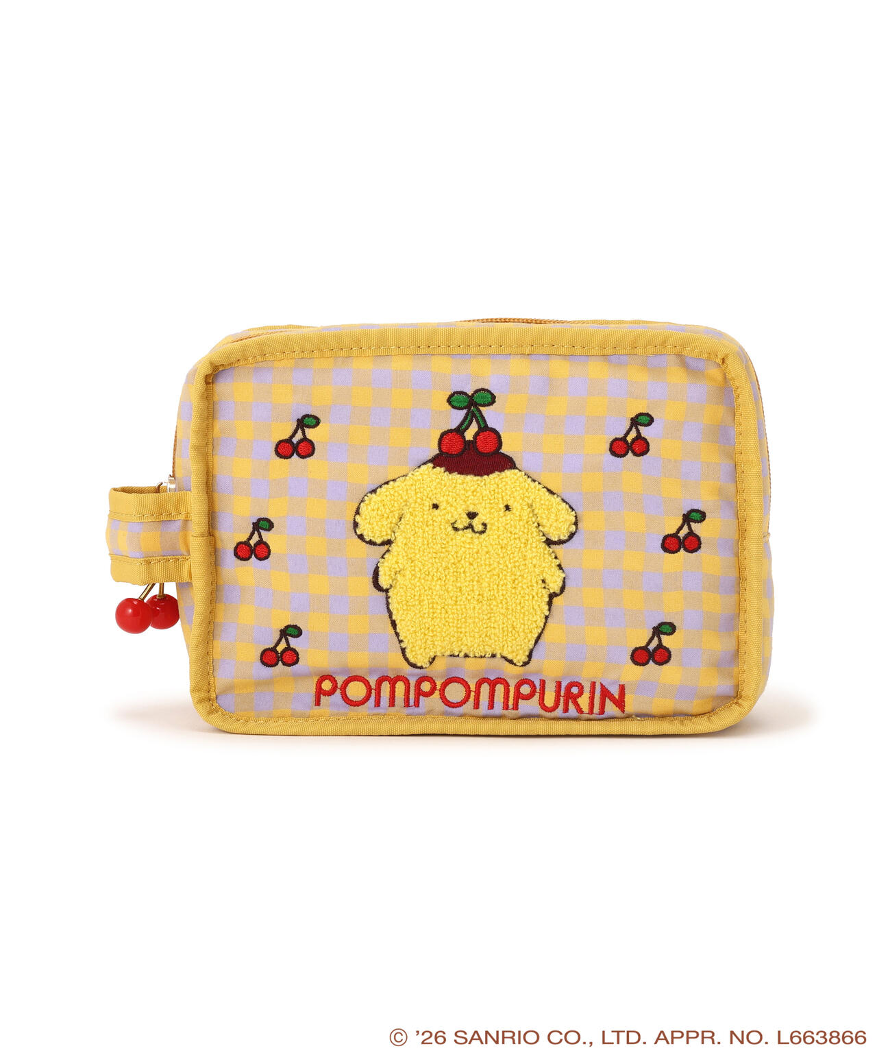 Pompompurin Big Multi Pouch - Lavender