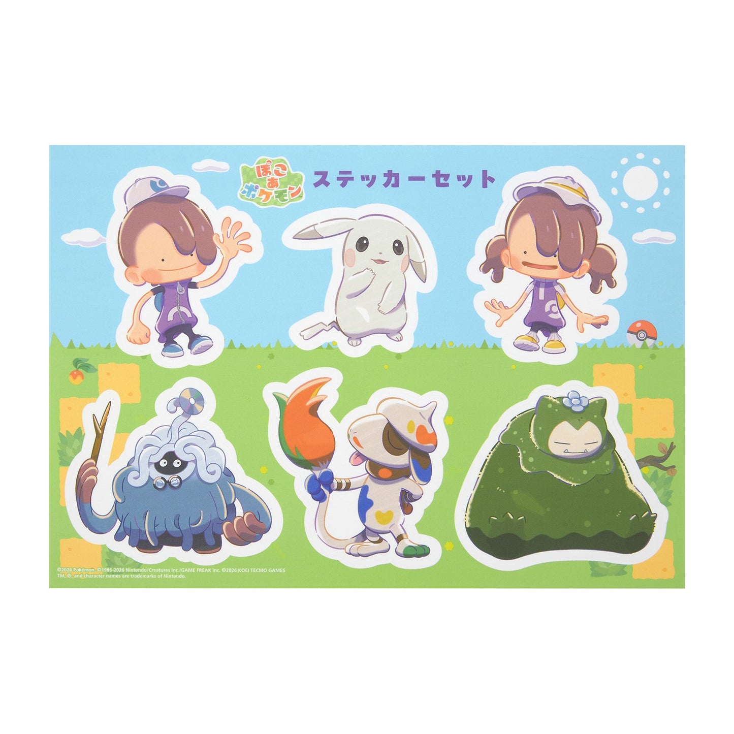 Pre-order Special ✦ Ends March 3 Japan Exclusive|Poko a Pokémon A4 Clear File Set (2 pcs)