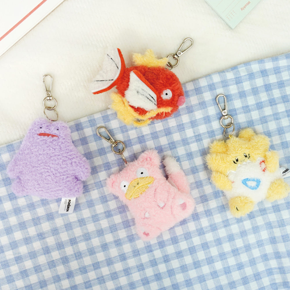 Korea Exclusive|Pokémon Ditto Flat Plush Keychain