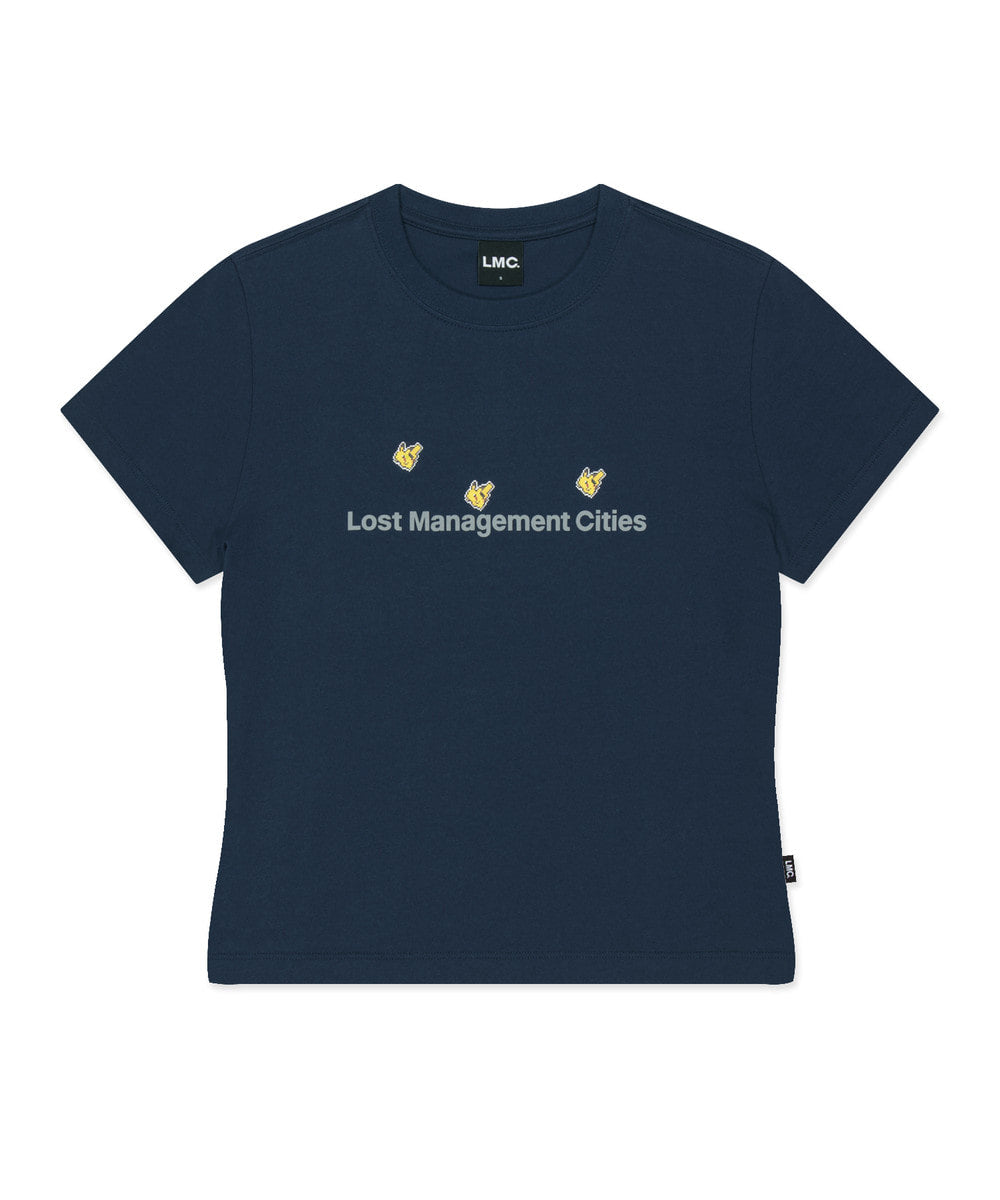 LMC Pokémon Pixel Art WM Pikachu FN OG Tee Navy
