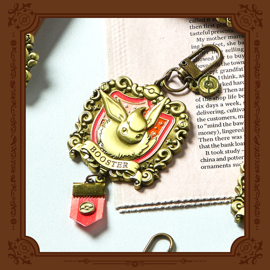Korea Exclusive|Pokémon Flareon ETERNAL ANTIQUE METAL Keyring
