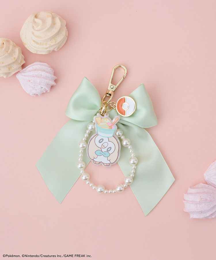 Pokemon Rowlet Ribbon Charm
