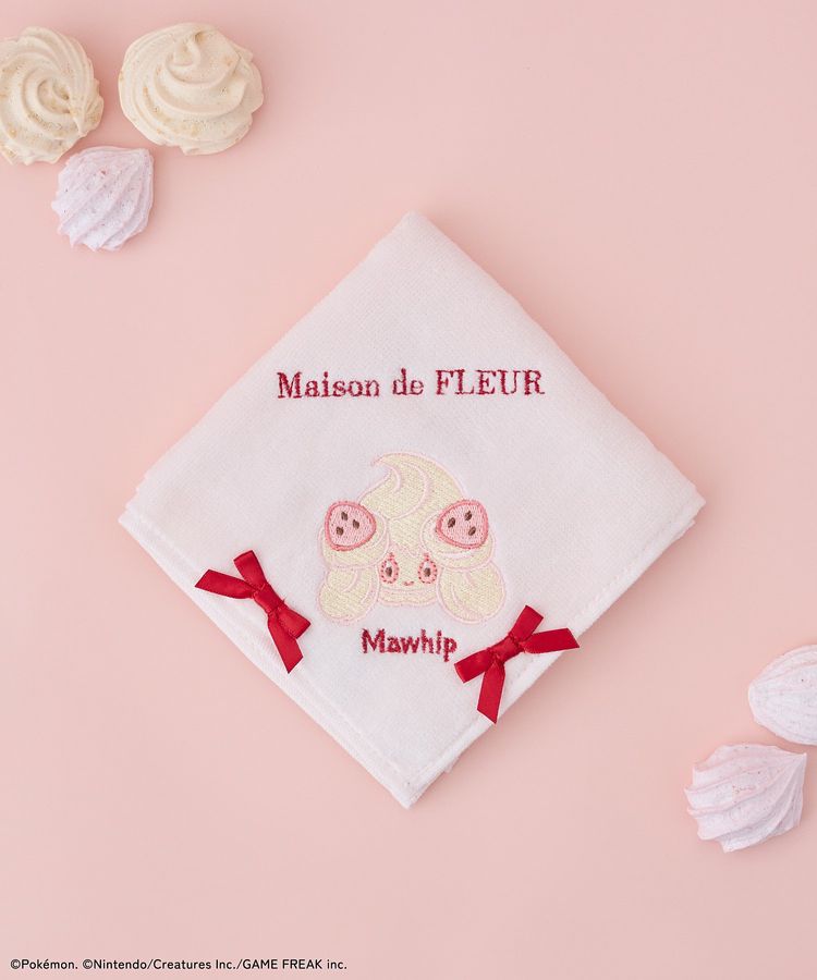 Pokepeace Alcremie Embroidered Towel Handkerchief