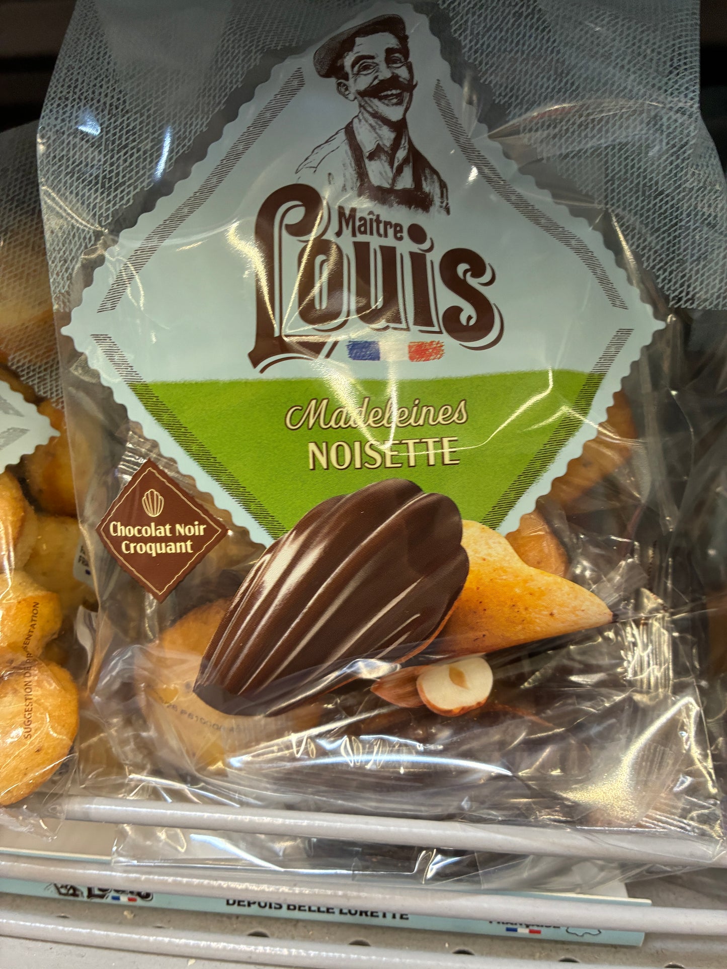 6月法國超市零食 Maitre Louis Madeleines榛子