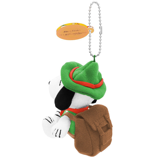 Peanuts Snoopy Beagle Scout Mascot Keychain