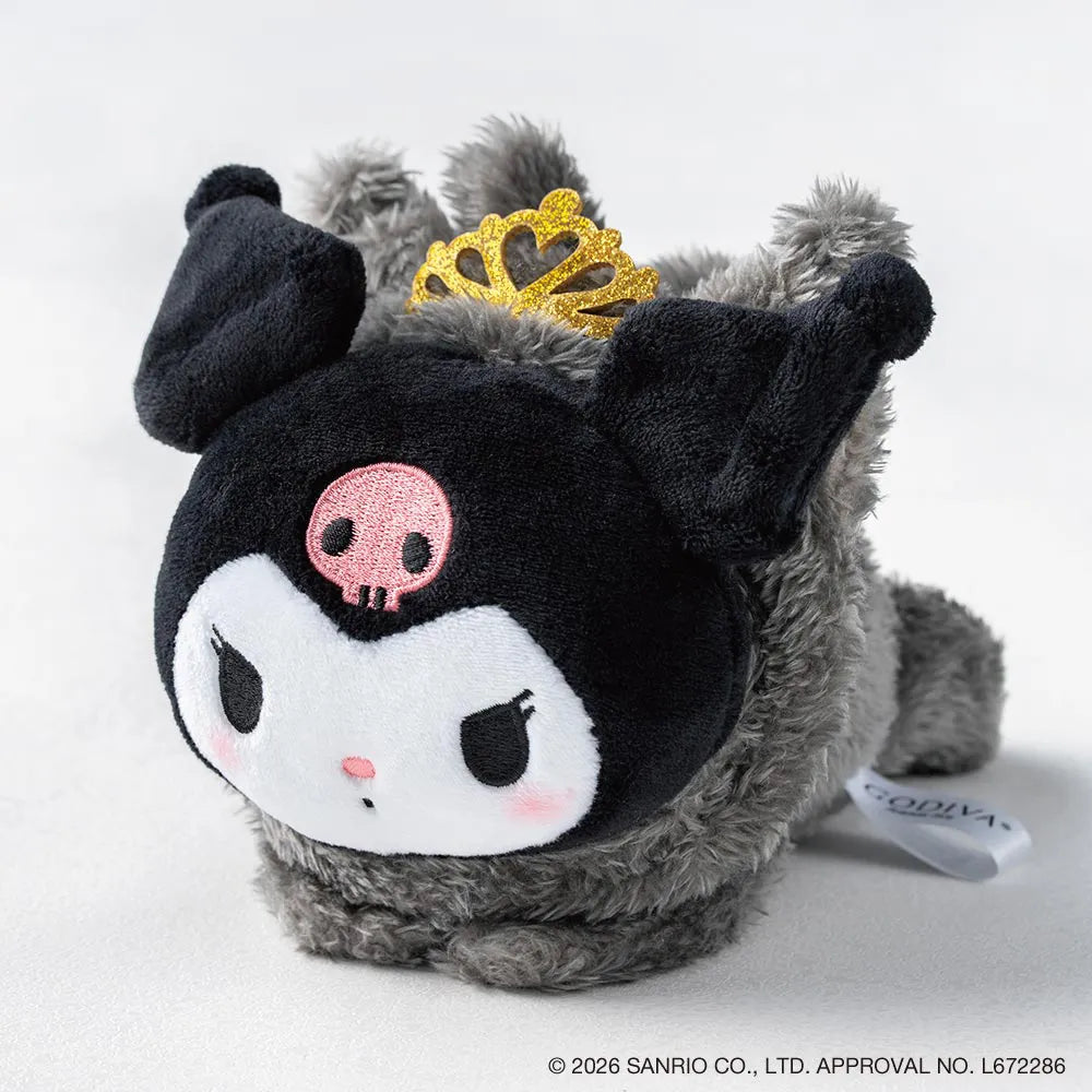 GODIVA x Kuromi Black Cat Plush Charm & G Crispy Chocolat Set