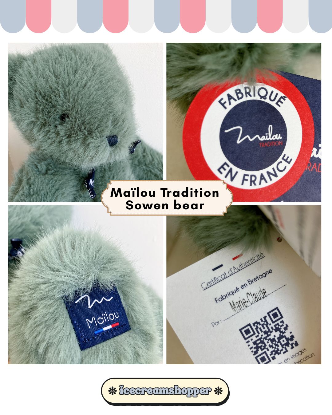 法國品牌 Maïlou Tradition-Our bear