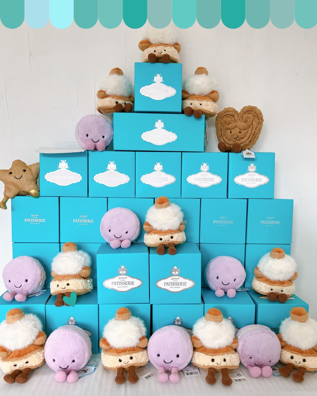 Jellycat 法國限定甜品紙盒