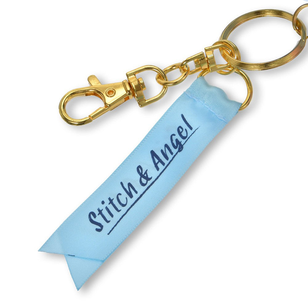 Disney Stitch & Angel Plush Keychain