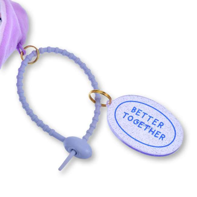 Young Oyster Plush Keychain Open Eyes