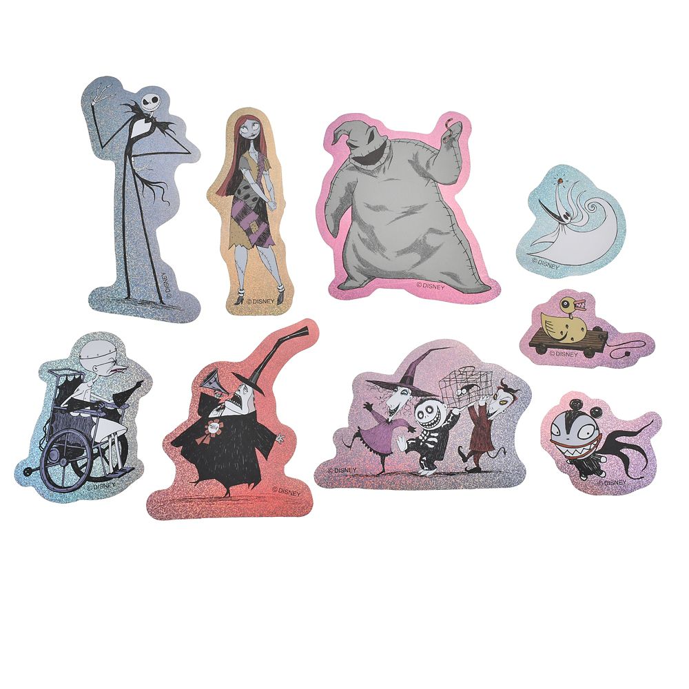 Tim Burton's The Nightmare Before Christmas Hologram Sticker Set