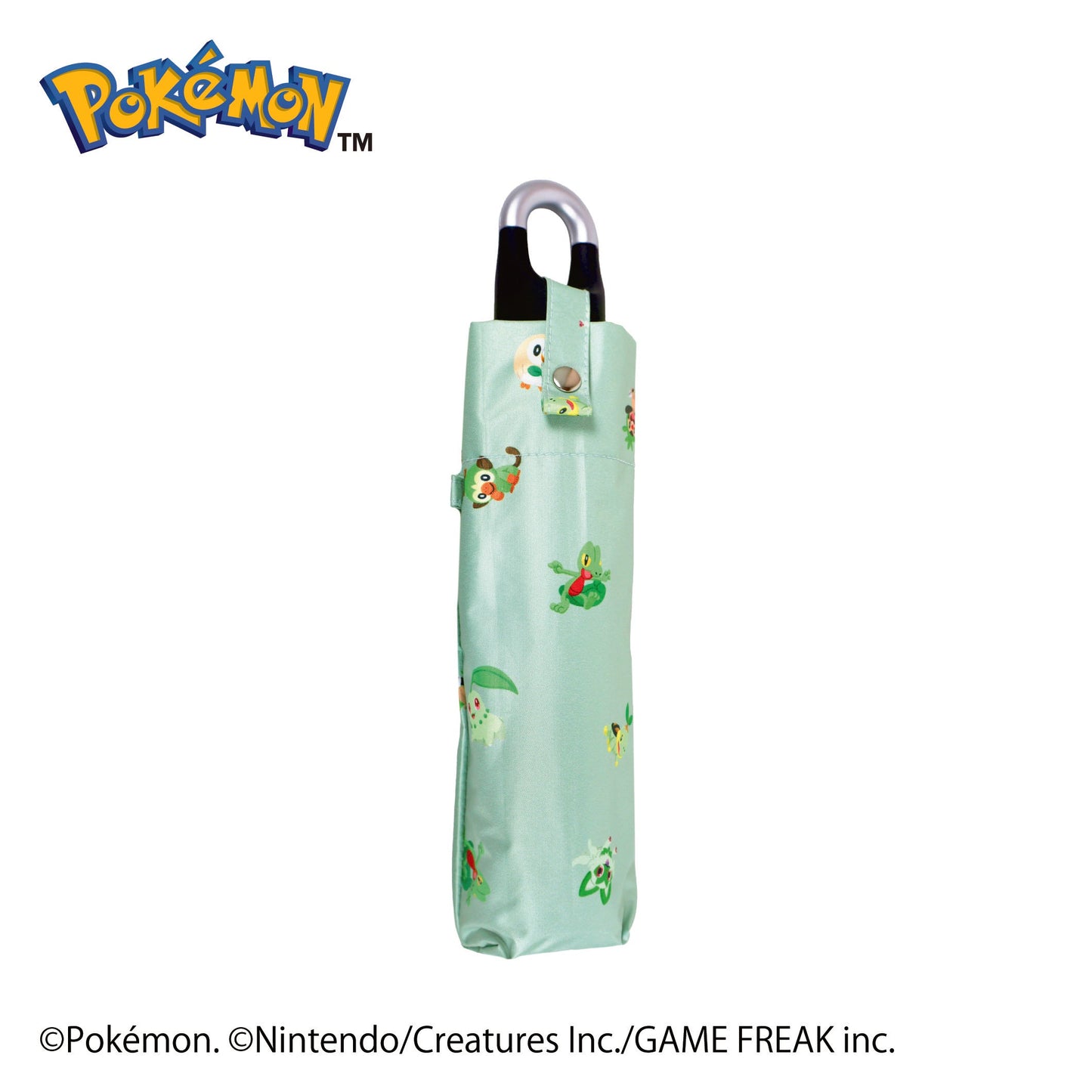 Pokémon Grass Type First Partner Carabiner Folding Umbrella