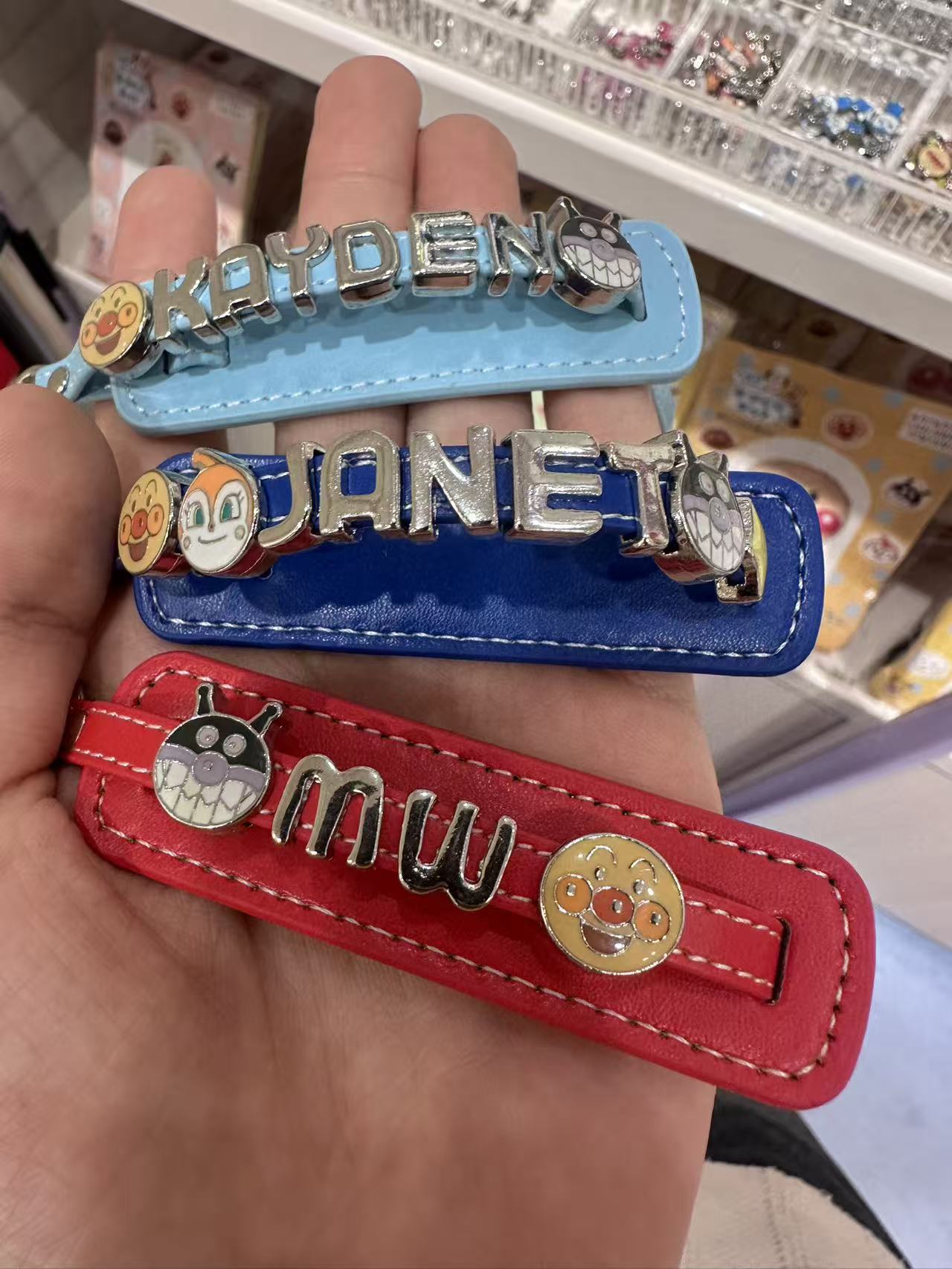 麵包超人博物館皮掛件Janet