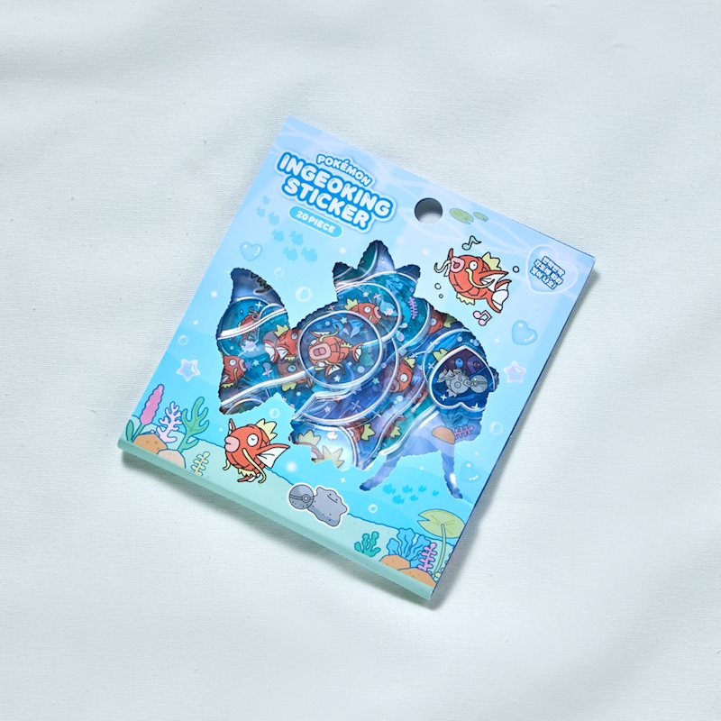 Korea Exclusive| Mega Festa 2026 Pokémon Emoticon Clear Craft Sticker
