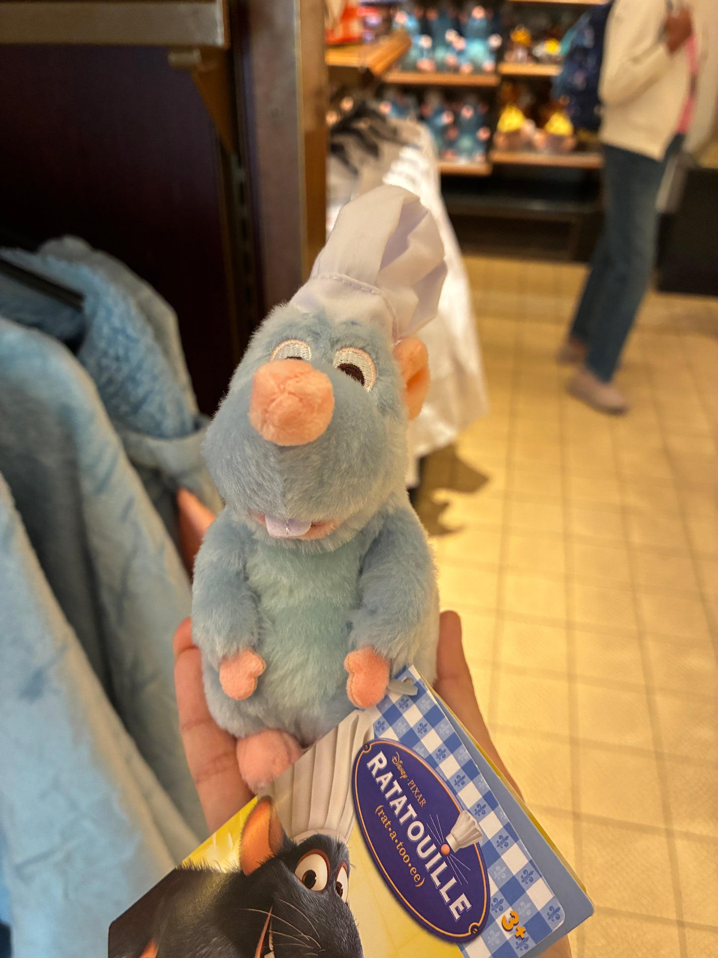 Disneyland Paris|Remy Ratatouille Shoulder Sitting Plush Toy
