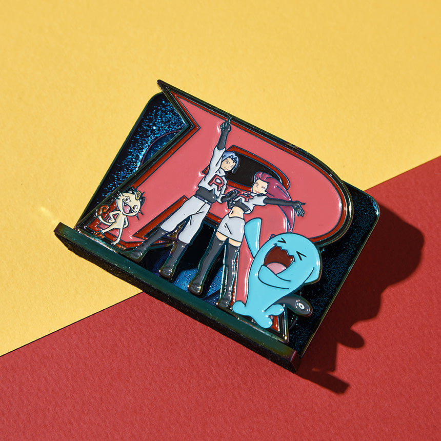 Pokémon Famous Scene Pin Badge (Team Rocket)