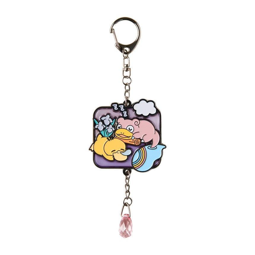 Korea Exclusive|Pokémon Rainy Day Psyduck Suncatcher Keyring Psyduck & Slowpoke