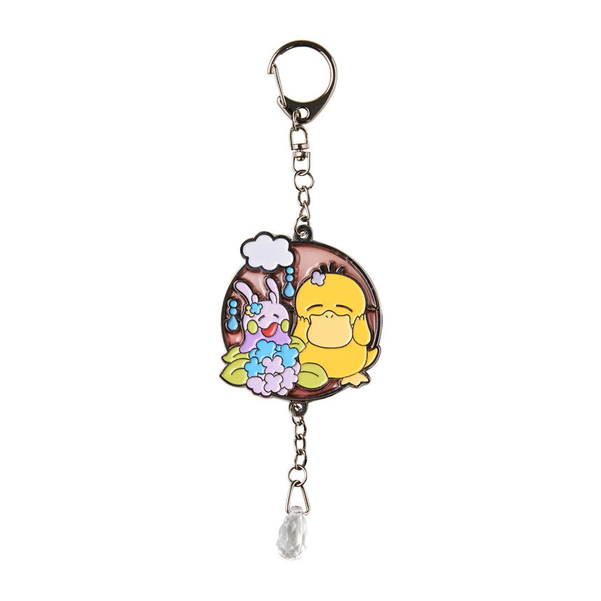 Korea Exclusive|Pokémon Rainy Day Psyduck Suncatcher Keyring Goomy & Psyduck