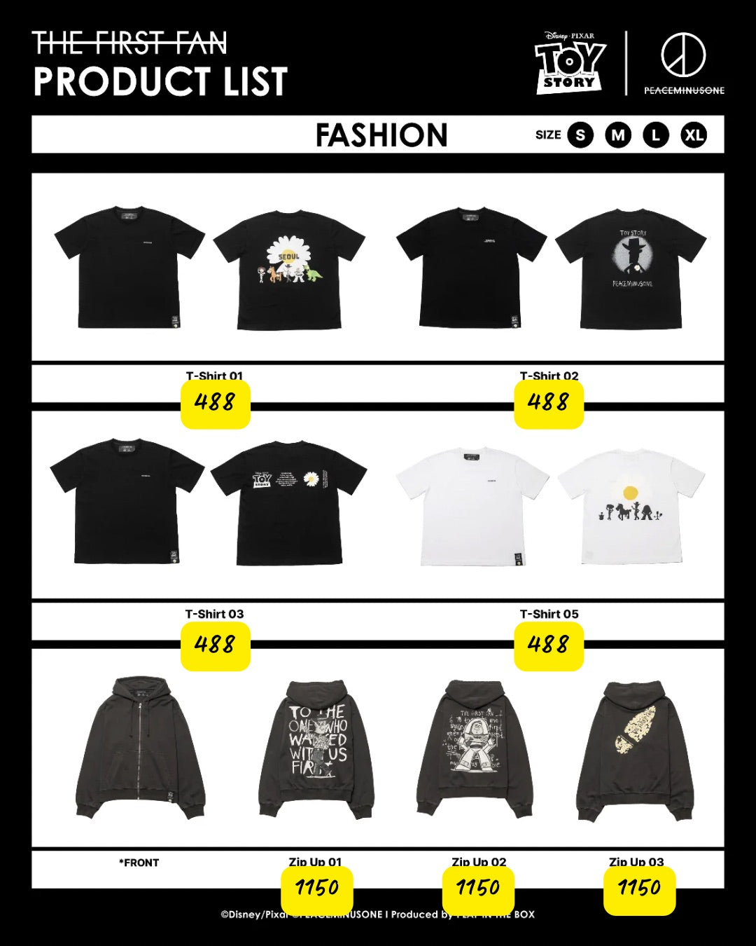 Korea Exclusive|Toy Story x Peaceminusone Zip Up 01