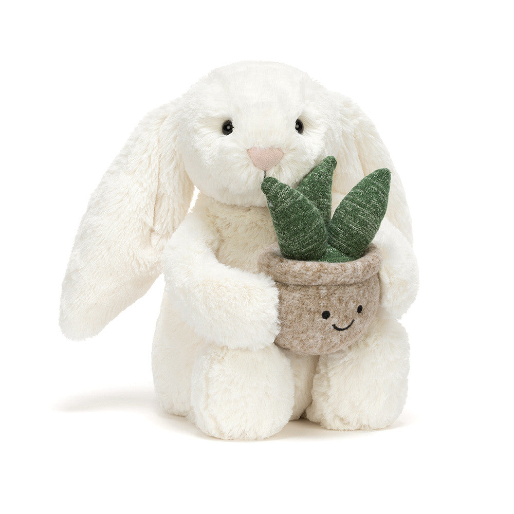 2026 3 月新品 Jellycat- Cream Bunny with Plant