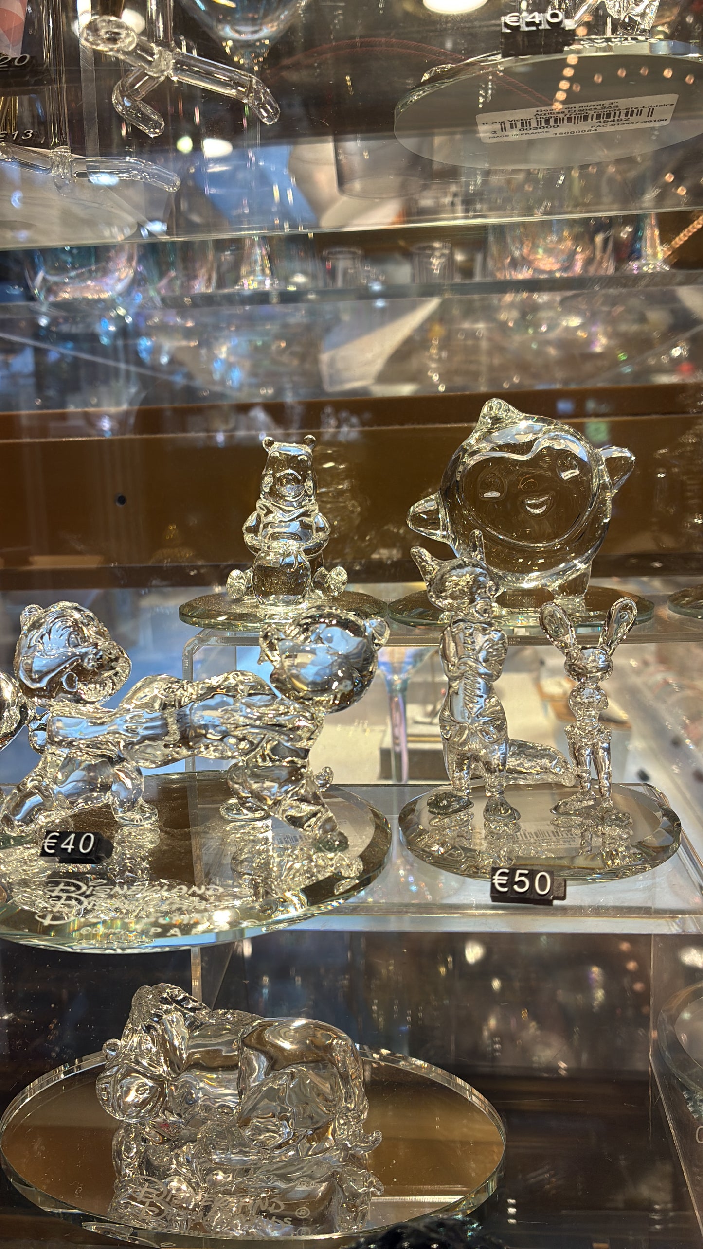 Disneyland Paris|Chip and Dale Glass Figurine