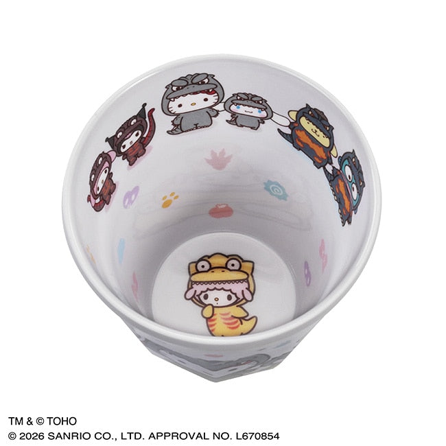 Godzilla x Sanrio Characters Melamine Tumbler