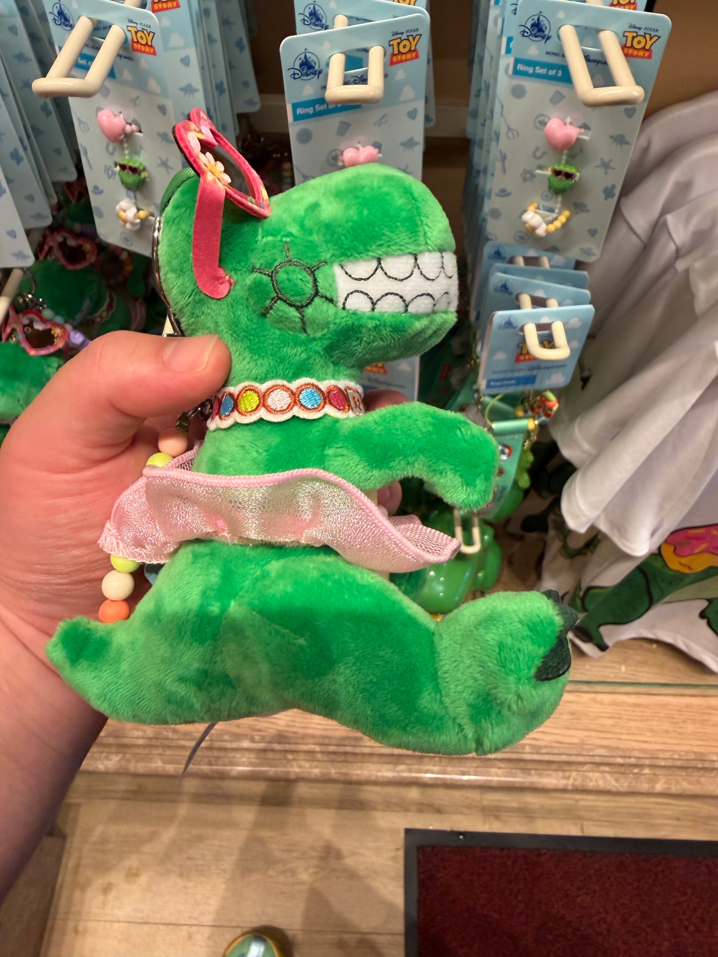 HKDL|Toy Story Rex Plush Keychain