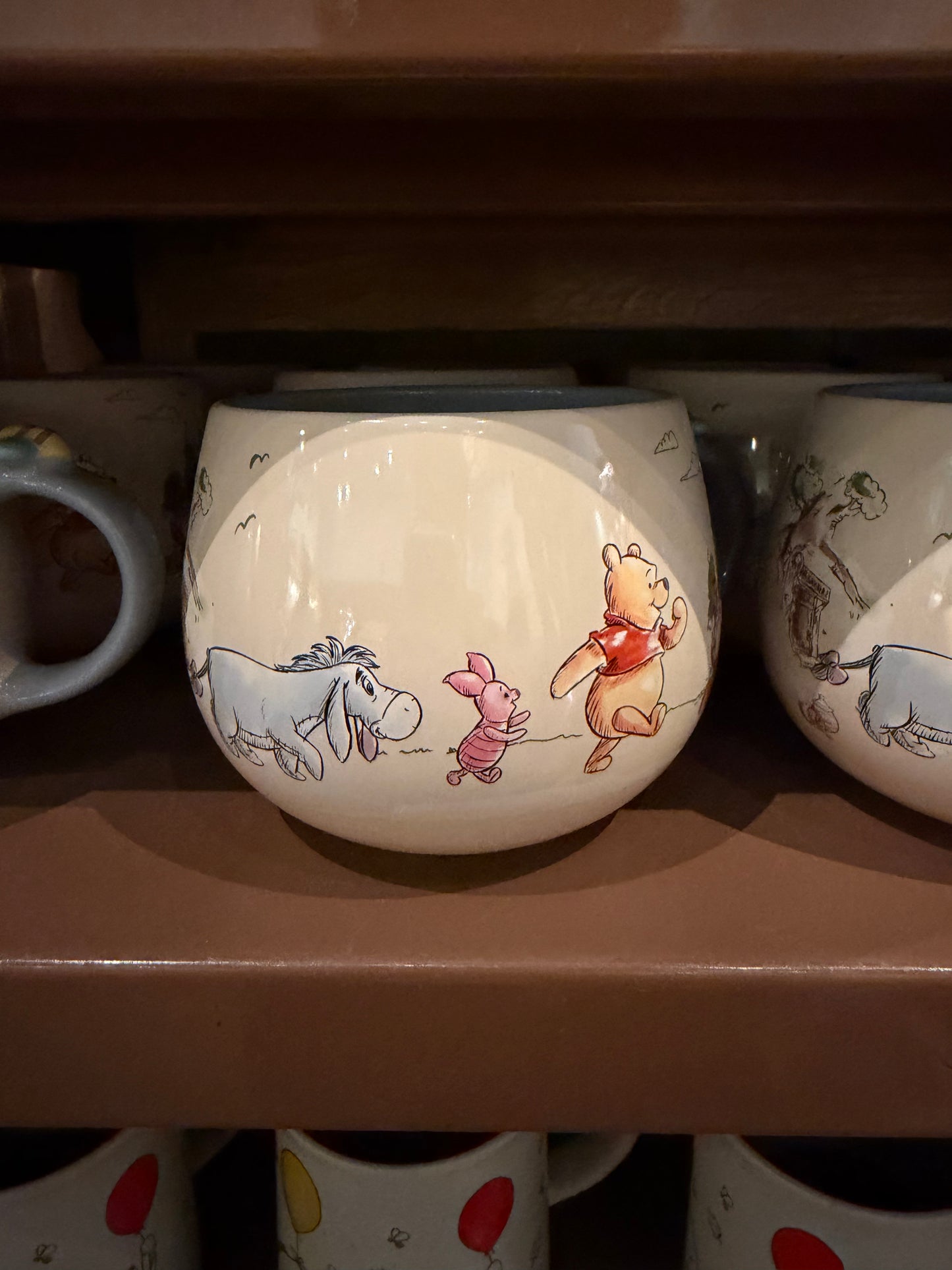 HKDL|Winnie the Pooh Friends Round Mug