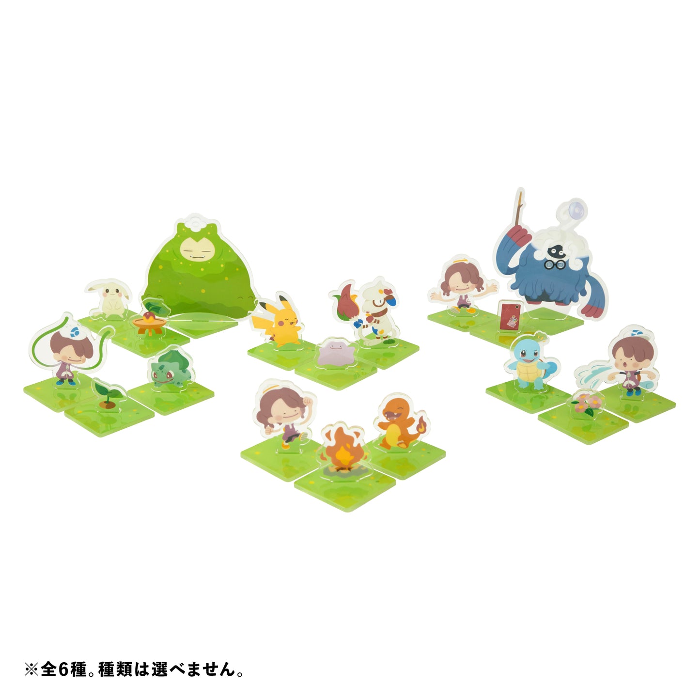 Pre-order Pokopia Pokémon Acrylic Stand Collection (Random, 6 Types)