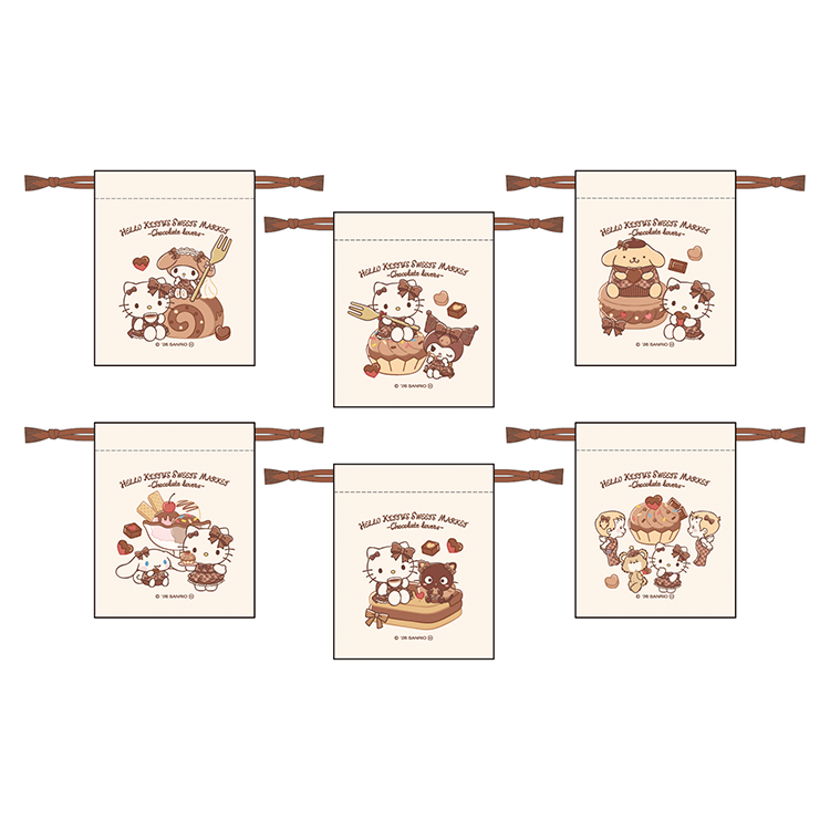 Sanrio HELLO KITTY’S SWEETS MARKET Trading Mini Pouch - Random