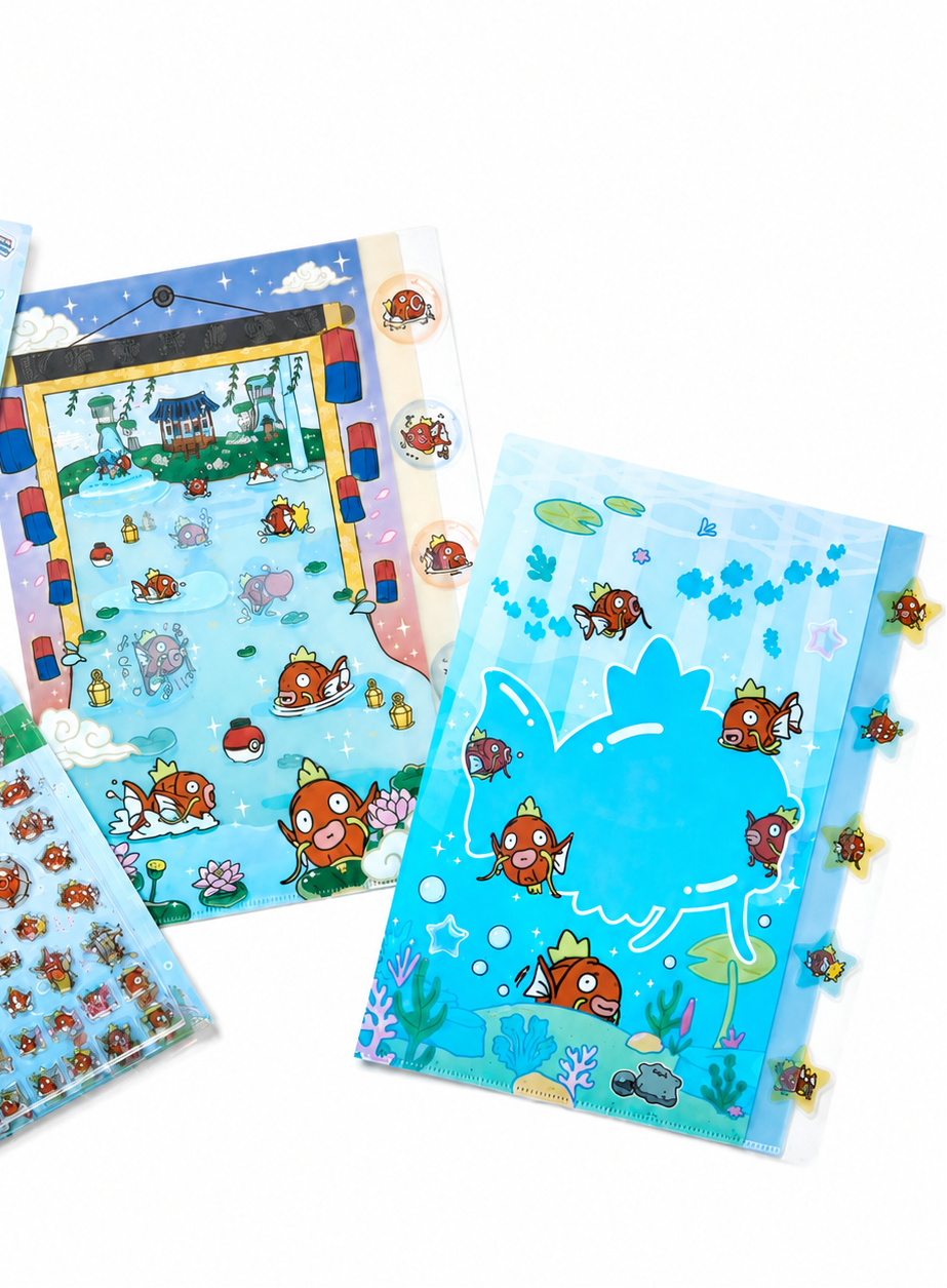 Korea Exclusive| Mega Festa 2026 Pokémon Emoticon Clear File Set