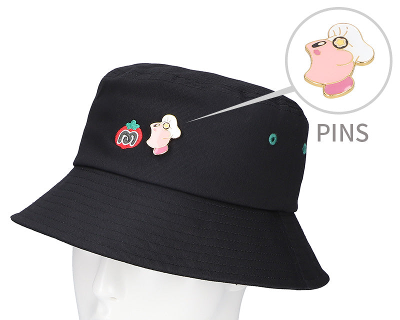 Kirby Café Maxim Tomato Bucket Hat with Pin
