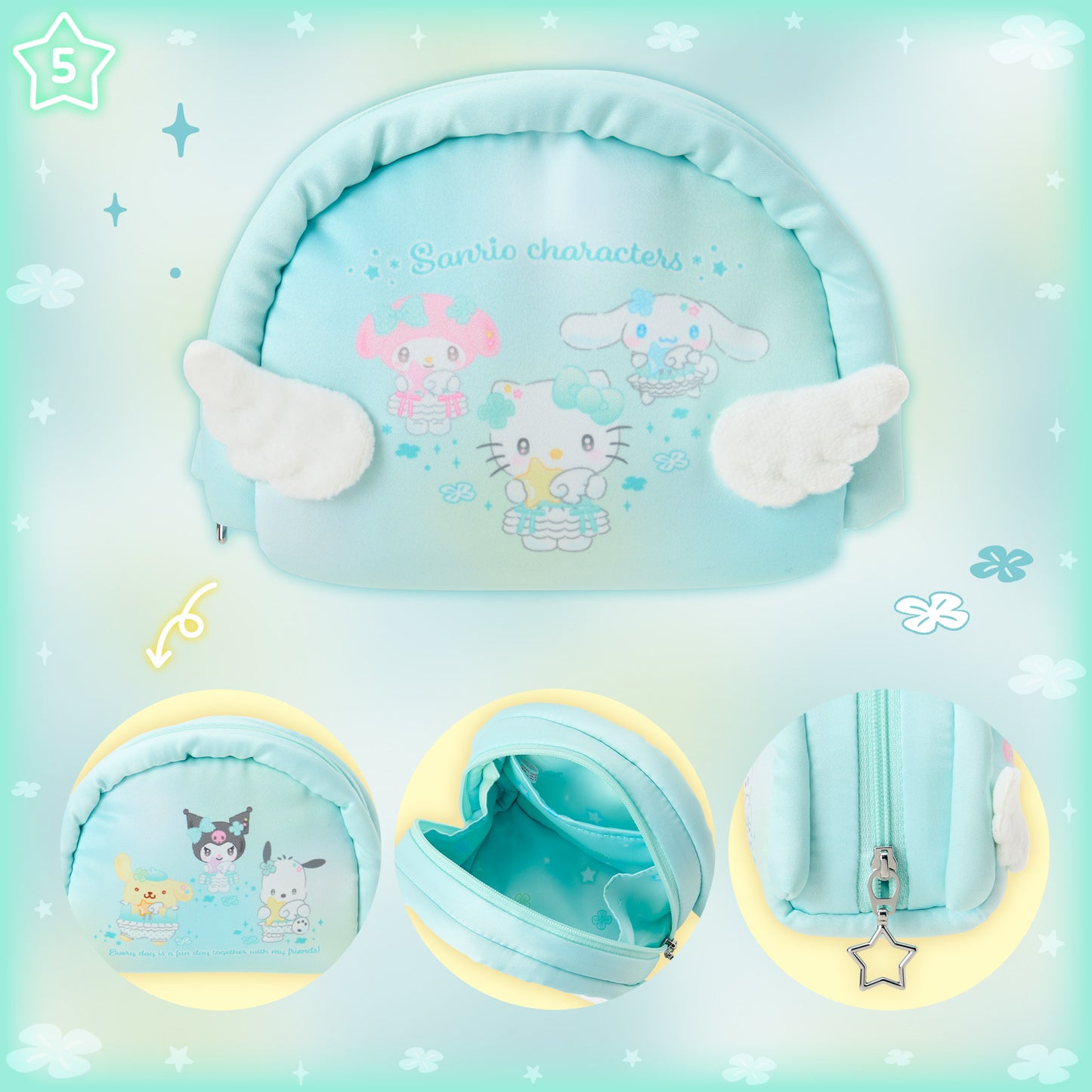 Sanrio Sparkling Wish Pouch