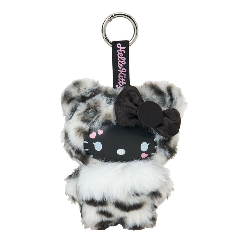 Japan|Sanrio Hello Kitty Black Leopard Fine Face Mini Mascot Holder