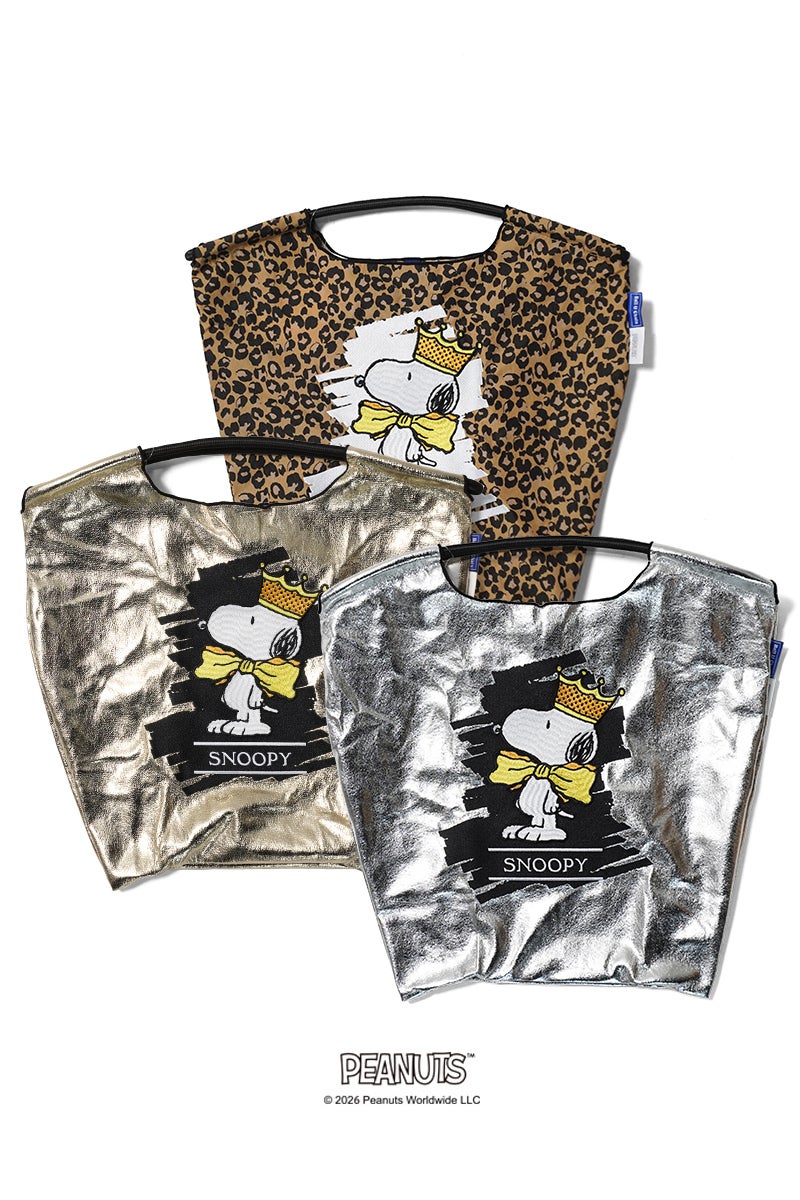 Ball & Chain Snoopy Crown M Shopping Bag