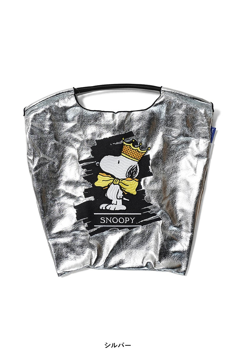 Ball & Chain Snoopy Crown M Shopping Bag