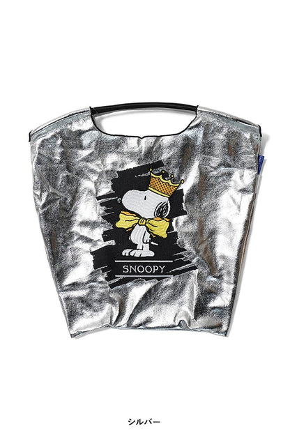 Ball & Chain Snoopy Crown M Shopping Bag