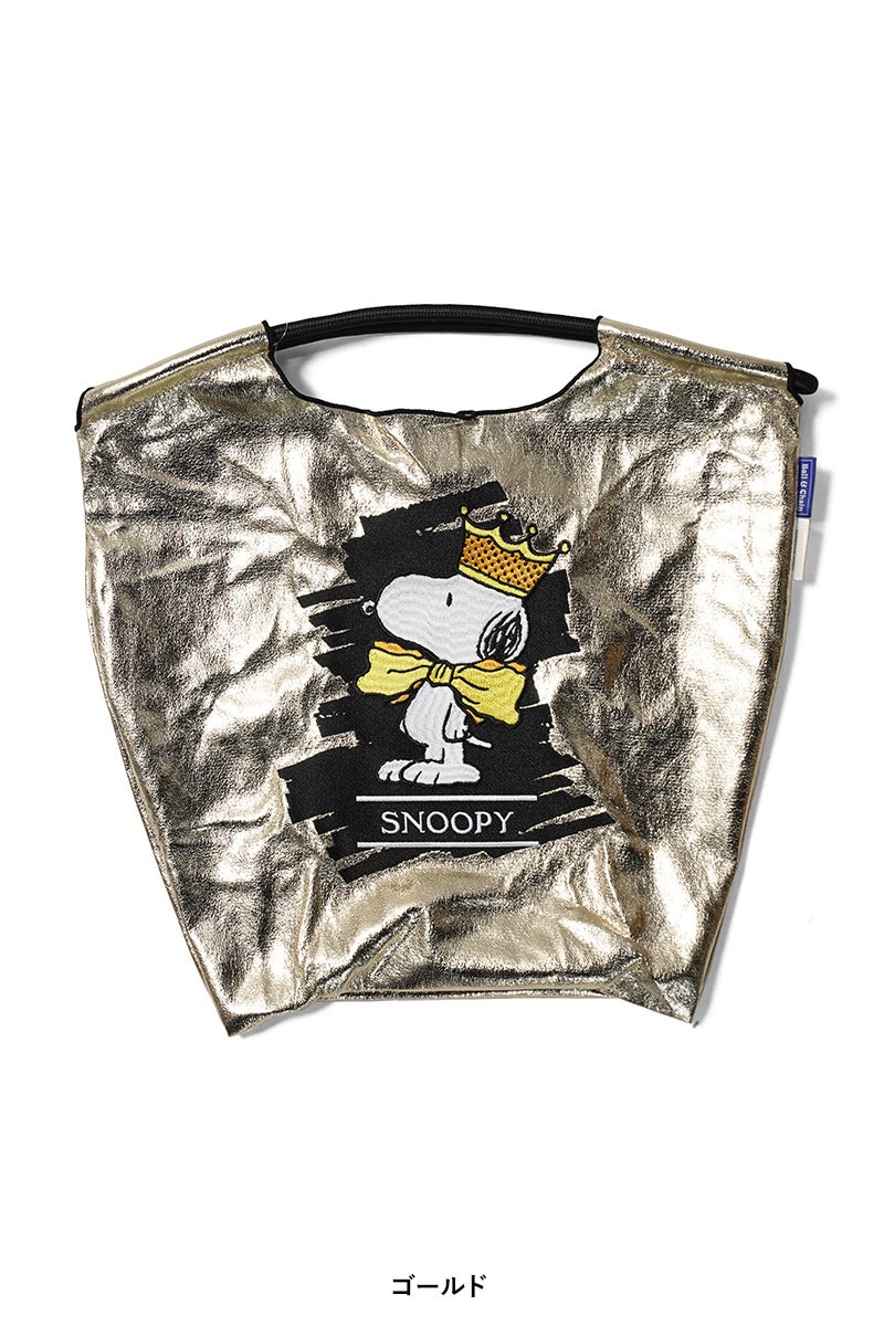 Ball & Chain Snoopy Crown M Shopping Bag