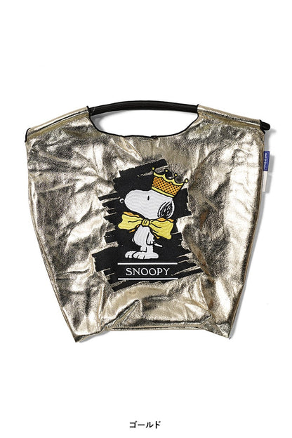 Ball & Chain Snoopy Crown M Shopping Bag