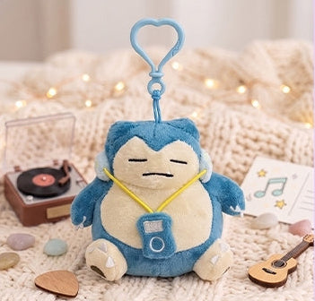 Korea｜ Pokémon Snorlax Headset Plush Keyring