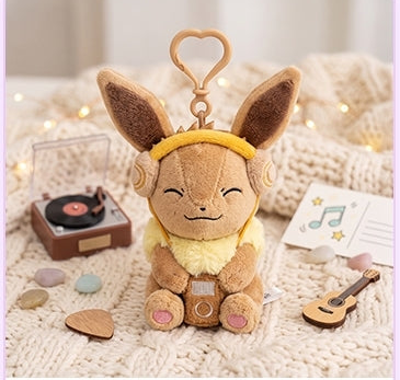 Korea｜ Pokémon Eevee Headset Plush Keyring