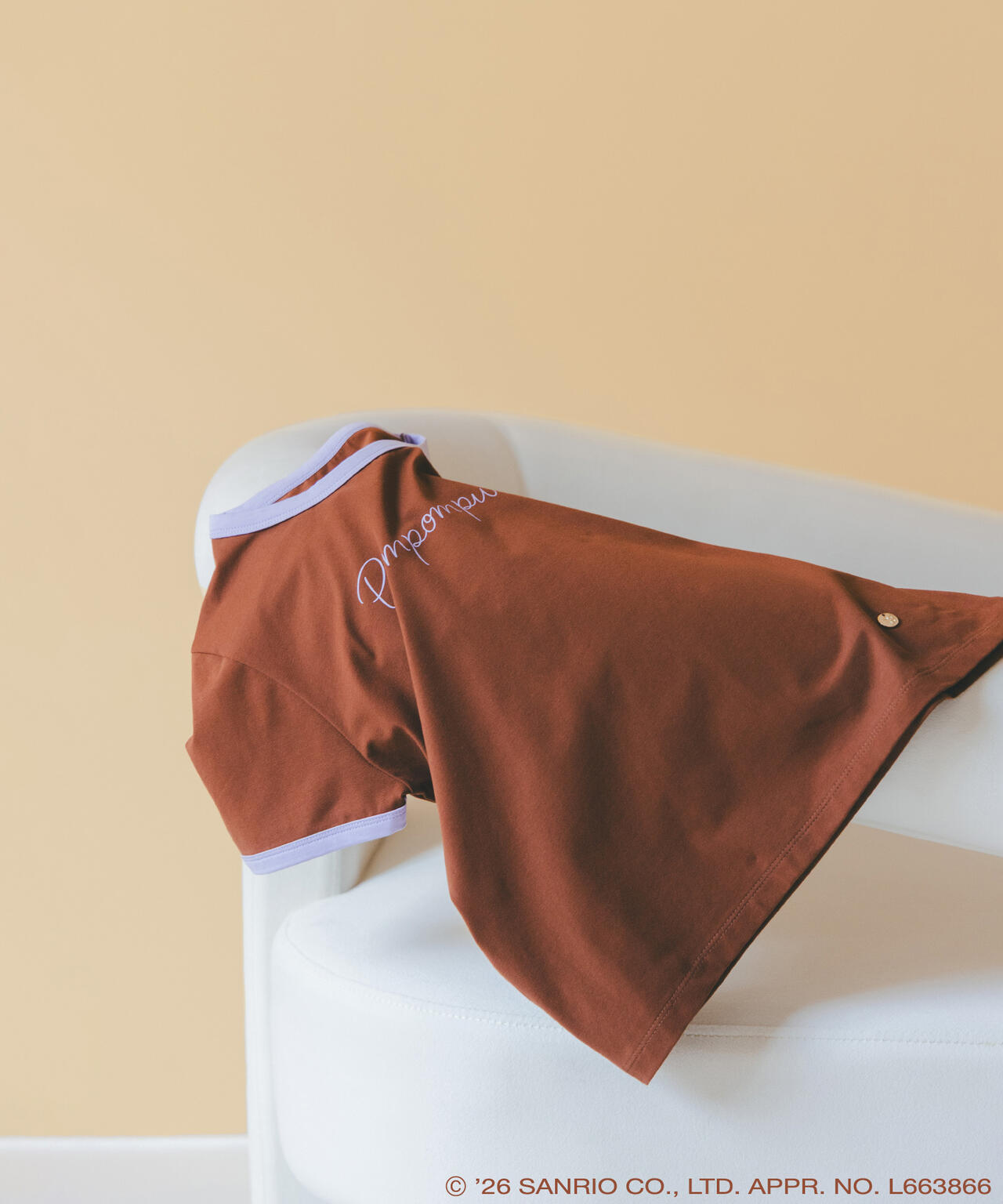 Pompompurin Ringer T-Shirt - Brown