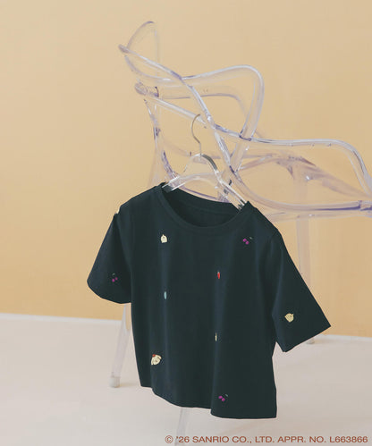Pompompurin Embroidered T-Shirt - Navy