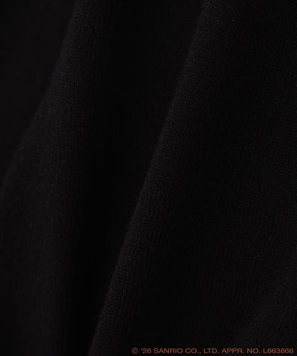 Pompompurin Embroidered Knit Cardigan – Black