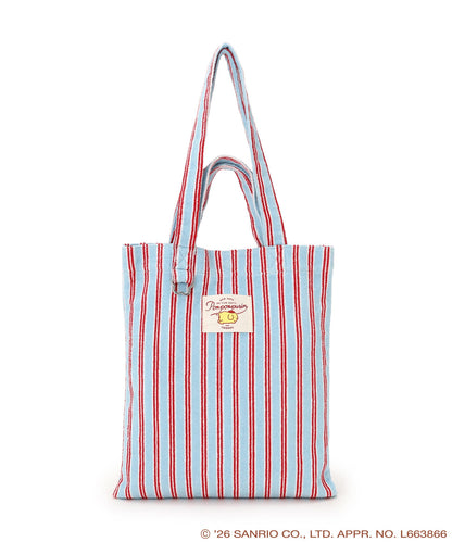 Pompompurin Vintage-Look Pile Tote Bag - Blue Base