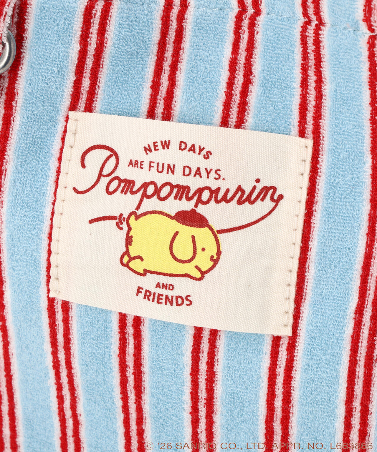 Pompompurin Vintage-Look Pile Tote Bag - Blue Base