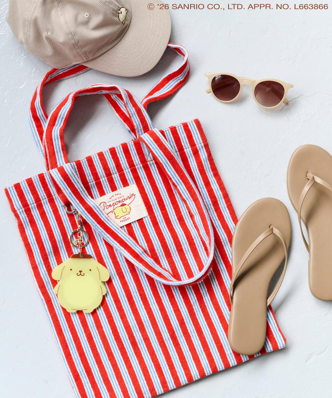 Pompompurin Vintage-Look Pile Tote Bag - Orange Base