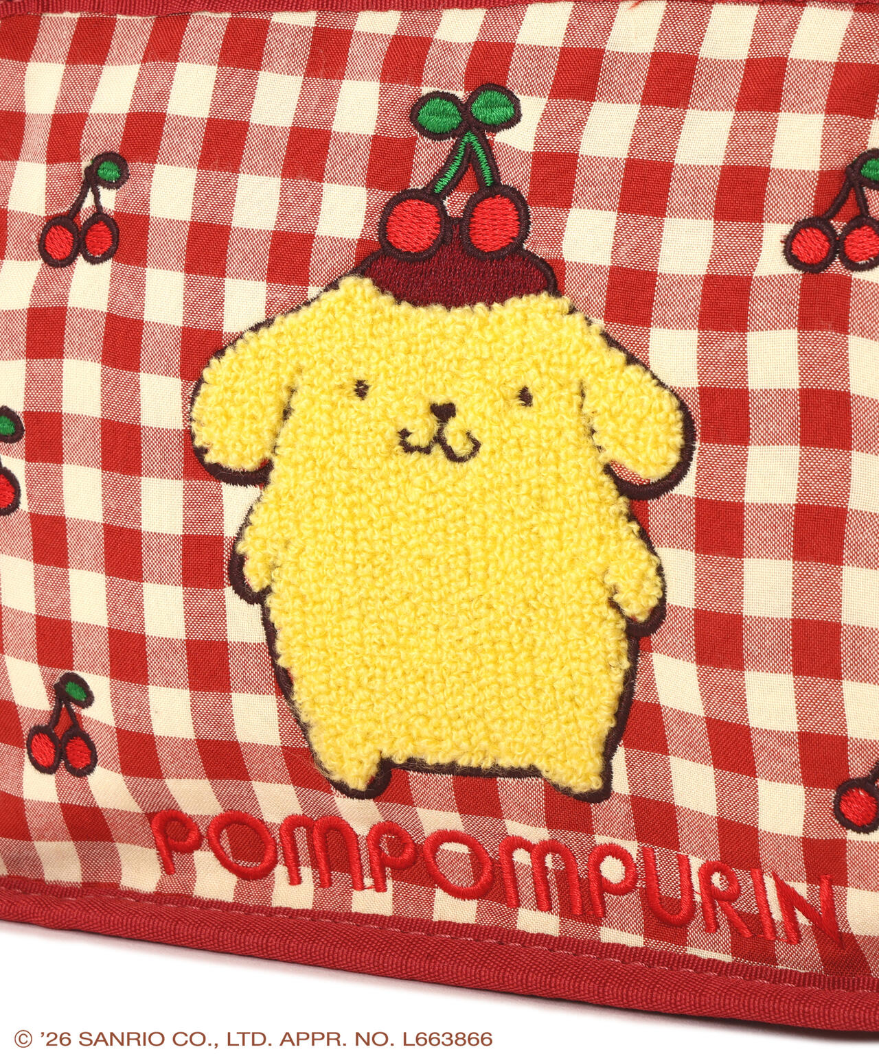 Pompompurin Big Multi Pouch - Red