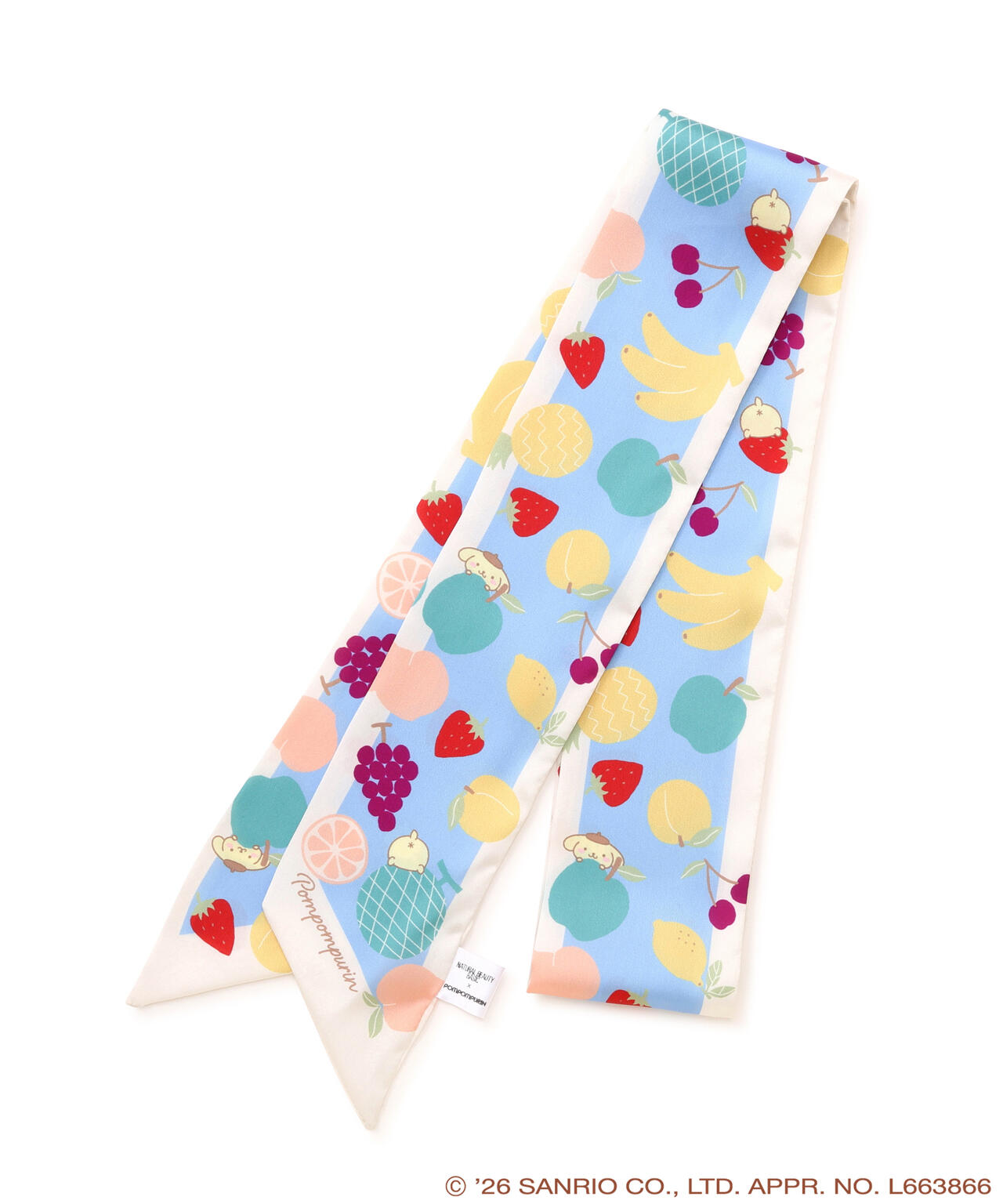 Pompompurin x NATURAL BEAUTY BASIC Twilly Scarf