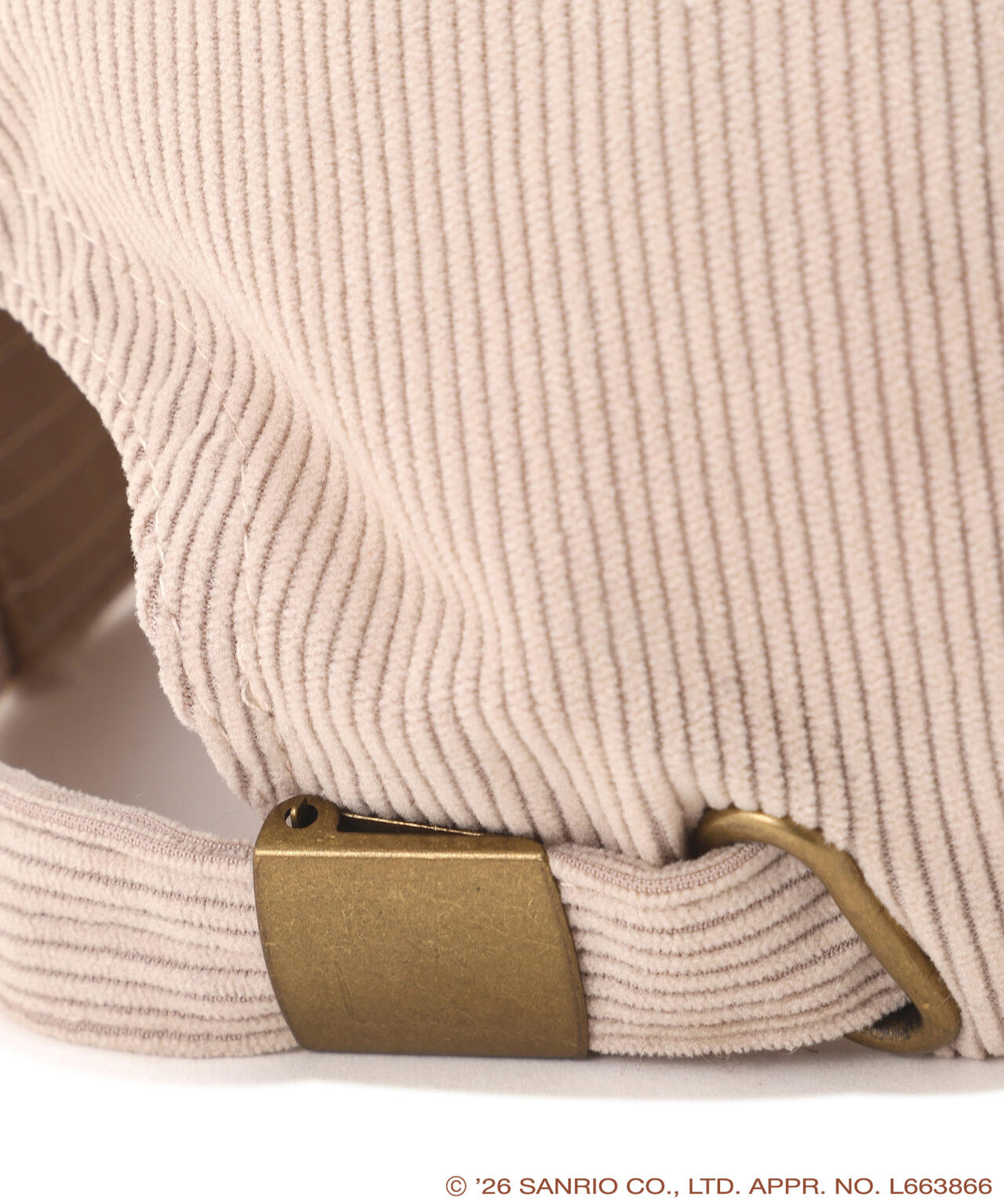 Pompompurin Embroidered Corduroy Cap – Oatmeal